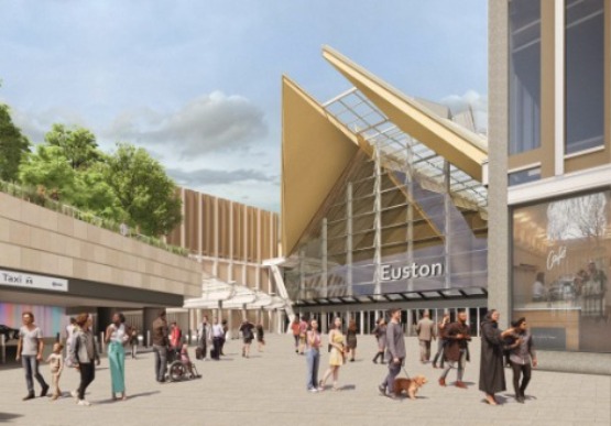 Photo of Euston station design