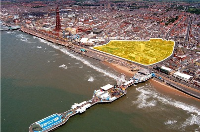 Map of Blackpool entertainment complex